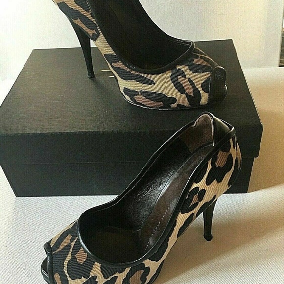Giuseppe Zanotti Leopard Vero Cuoio 36